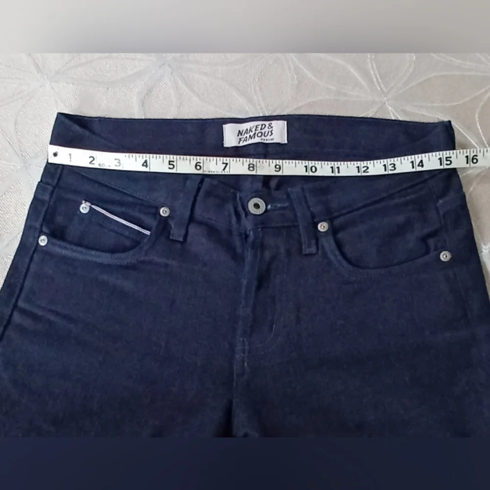 Naked and Famous, Indigo Stretch Selvedge, Super Skinny Guy, Denim Jeans!